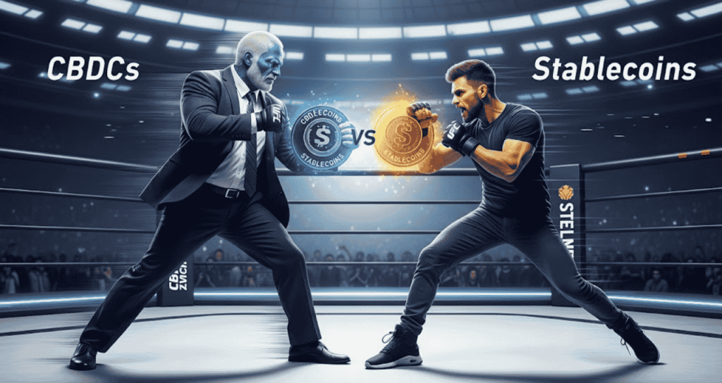 stablecoins x cbdcs o duelo de quem sera o verdadero dolar digital imagem gemini pro
