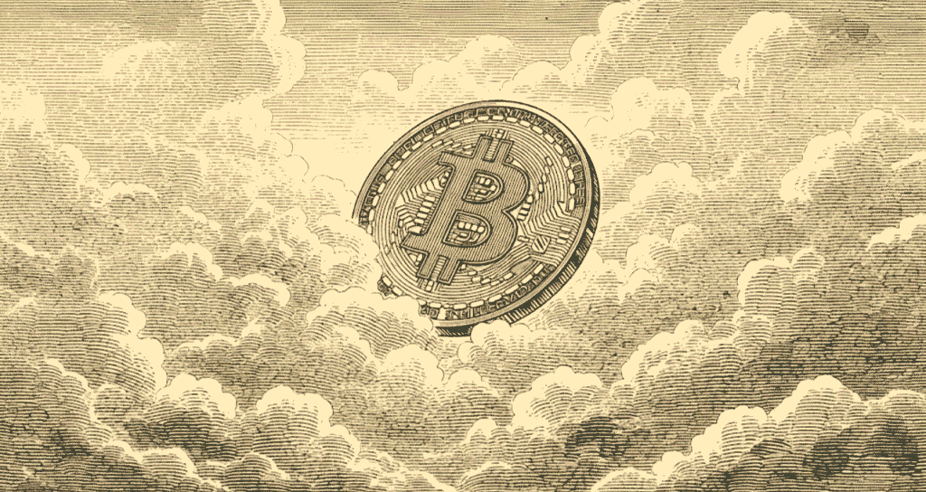 bitcoin btc nas nuvens criptomoedas em alta hoje imagem gemini pro