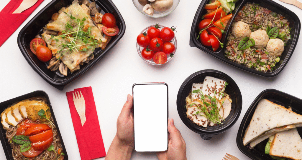 9 delivery comida imagem canva getty images